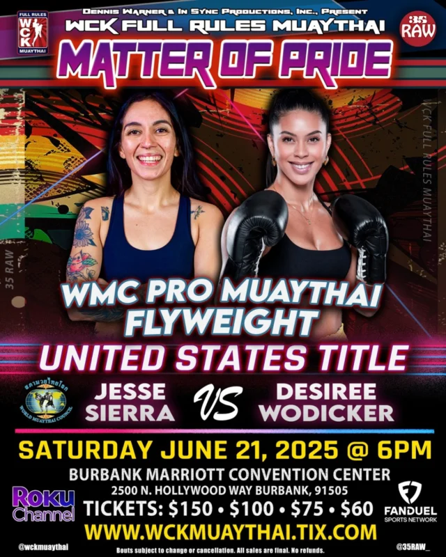 *Tickets Available Now*
If you were unable to attend the Las Vegas event, now here’s your chance!
info@missionmuaythai.com | 562.304.5733
