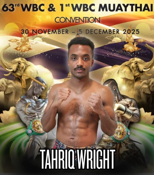 We’re proud to share that Tahriq Wright has officially earned an exclusive invitation to compete for the USA Team @wbcmuaythaiusa in the WBC Muay Thai Tournament at the Bangkok Convention this December in Thailand! 🇹🇭
This is not your average event; it’s an invitational-only international showcase, bringing together the best Muay Thai athletes in the world under the most prestigious sanctioning body @wbcmuaythai 
Tahriq has put in relentless work, discipline, and dedication day after day, and this opportunity is a true reflection of his tireless effort, focus, and evolution as an emerging fighter.
He’s stepping into the heart of Muay Thai’s motherland to test himself against the world’s elite! Let’s show him support as he takes this next massive step on the world stage.