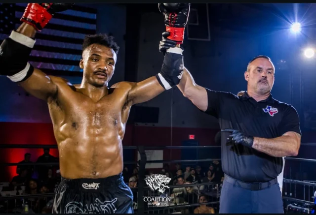Congratulations @tah.redstead on a beautiful fight and win in Austin, Texas, against a strong opponent and well-coached fighter. What a fight @warjackbirge! 

Thank you to the team @coalitionmuaythai, including @mr.mark.ghost @bobbyp.ambushmt, for the opportunity, and to all of you who flew out to watch the fight live, we appreciate the support 🙏🏽